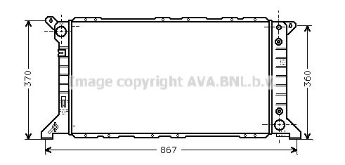 AVA QUALITY COOLING Radiaator,mootorijahutus FD2207